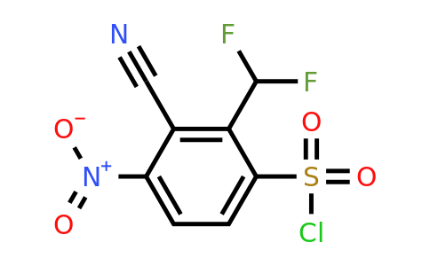 1805667-65-5 | 3-Cyano-2-difluoromethyl-4-nitrobenzenesulfonyl chloride