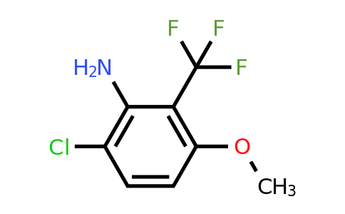 1805668-27-2 | 6-Chloro-3-methoxy-2-(trifluoromethyl)aniline