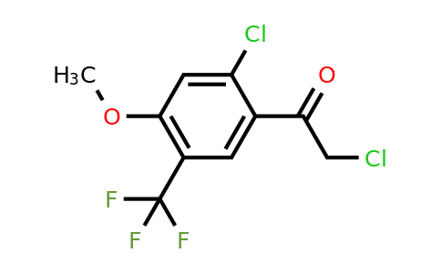 1805668-34-1 | 2'-Chloro-4'-methoxy-5'-(trifluoromethyl)phenacyl chloride