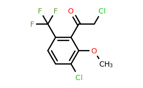 1805668-40-9 | 3'-Chloro-2'-methoxy-6'-(trifluoromethyl)phenacyl chloride