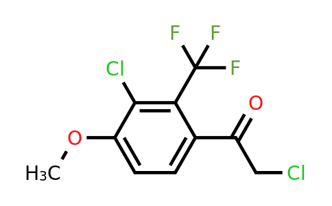 1805668-51-2 | 3'-Chloro-4'-methoxy-2'-(trifluoromethyl)phenacyl chloride