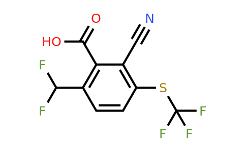 1805668-65-8 | 2-Cyano-6-difluoromethyl-3-(trifluoromethylthio)benzoic acid