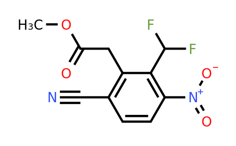 1805669-49-1 | Methyl 6-cyano-2-difluoromethyl-3-nitrophenylacetate