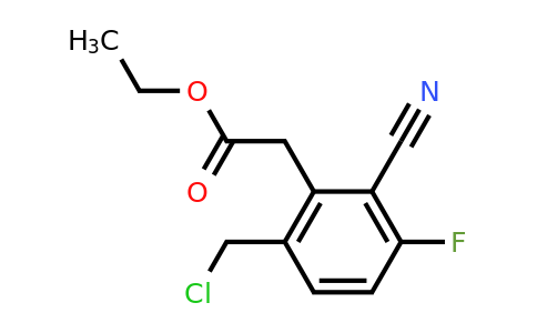 1805671-30-0 | Ethyl 6-chloromethyl-2-cyano-3-fluorophenylacetate