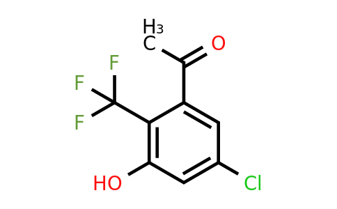 1805671-31-1 | 5'-Chloro-3'-hydroxy-2'-(trifluoromethyl)acetophenone