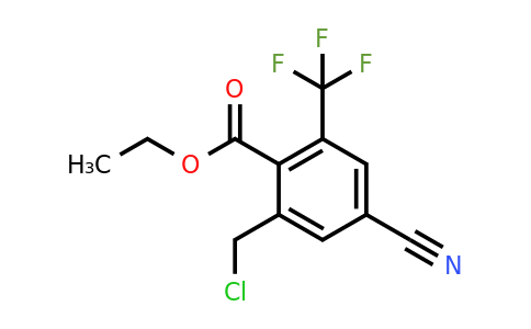 1805673-50-0 | Ethyl 2-chloromethyl-4-cyano-6-(trifluoromethyl)benzoate