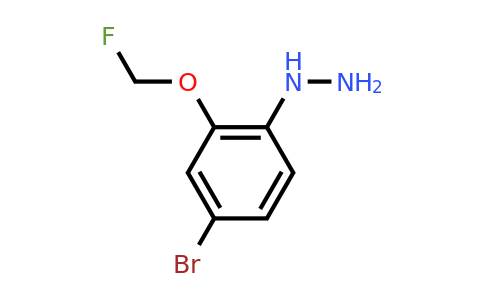 1805673-75-9 | 1-(4-Bromo-2-(fluoromethoxy)phenyl)hydrazine