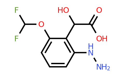 1805676-33-8 | 2-(Difluoromethoxy)-6-hydrazinylmandelic acid