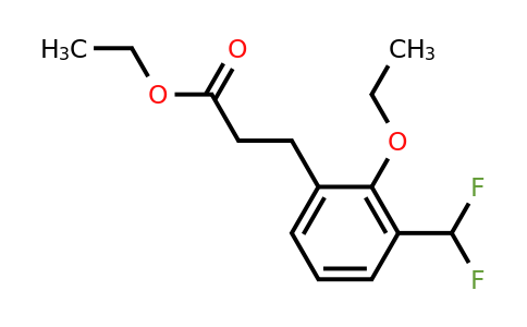 1805677-16-0 | Ethyl 3-(difluoromethyl)-2-ethoxyphenylpropanoate