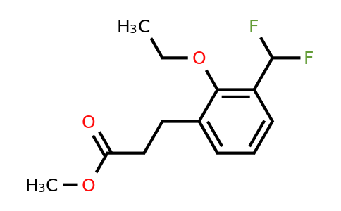 1805677-20-6 | Methyl 3-(difluoromethyl)-2-ethoxyphenylpropanoate
