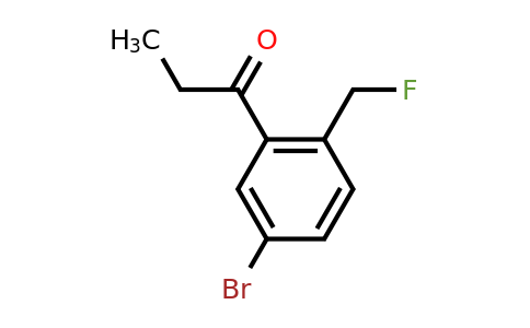 1805677-76-2 | 1-(5-Bromo-2-(fluoromethyl)phenyl)propan-1-one