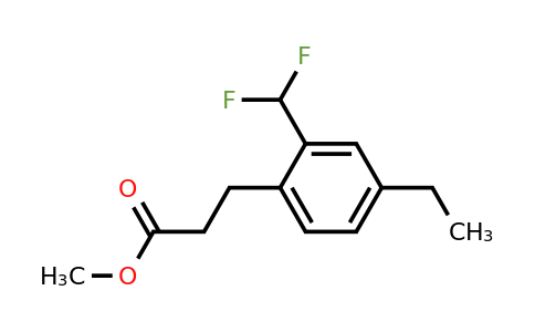 1805677-99-9 | Methyl 2-(difluoromethyl)-4-ethylphenylpropanoate