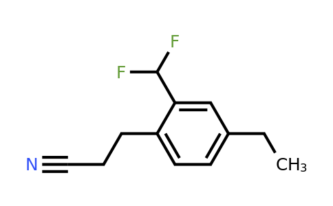 1805678-09-4 | 2-(Difluoromethyl)-4-ethylphenylpropanenitrile