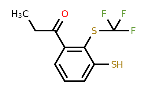 1805679-00-8 | 3-Propionyl-2-(trifluoromethylthio)thiophenol