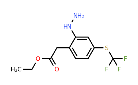 1805679-87-1 | Ethyl 2-hydrazinyl-4-(trifluoromethylthio)phenylacetate