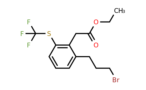 1805679-95-1 | Ethyl 2-(3-bromopropyl)-6-(trifluoromethylthio)phenylacetate
