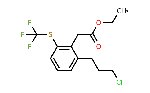 1805680-01-6 | Ethyl 2-(3-chloropropyl)-6-(trifluoromethylthio)phenylacetate
