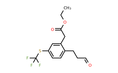 1805680-07-2 | Ethyl 2-(3-oxopropyl)-5-(trifluoromethylthio)phenylacetate