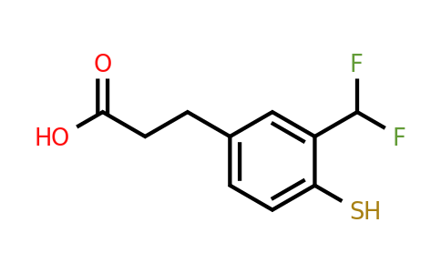 1805680-12-9 | 3-(Difluoromethyl)-4-mercaptophenylpropanoic acid