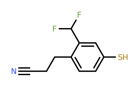 1805680-24-3 | 2-(Difluoromethyl)-4-mercaptophenylpropanenitrile