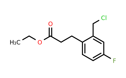 1805680-99-2 | Ethyl 2-(chloromethyl)-4-fluorophenylpropanoate