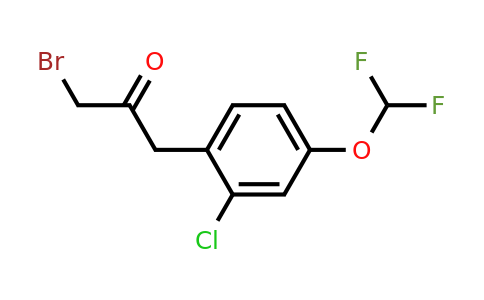 1805681-55-3 | 1-Bromo-3-(2-chloro-4-(difluoromethoxy)phenyl)propan-2-one