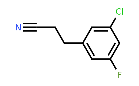 1805684-13-2 | 3-Chloro-5-fluorophenylpropanenitrile
