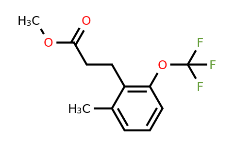 1805684-18-7 | Methyl 3-(2-methyl-6-(trifluoromethoxy)phenyl)propanoate