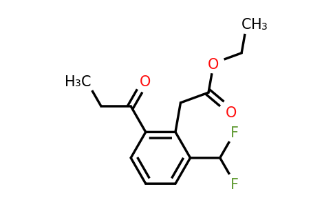1805684-99-4 | Ethyl 2-(difluoromethyl)-6-propionylphenylacetate