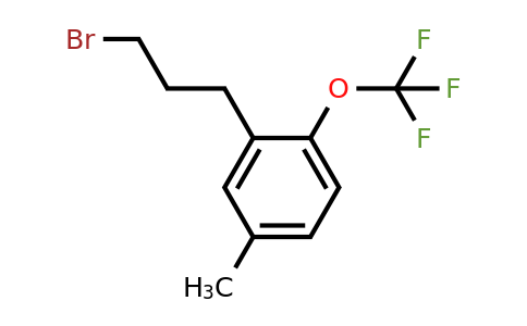 1805685-14-6 | 3-(3-Bromopropyl)-4-(trifluoromethoxy)toluene