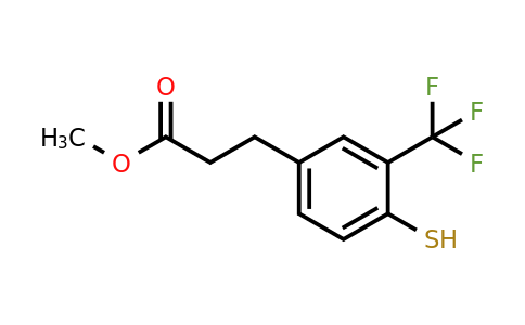 1805685-72-6 | Methyl 3-(4-mercapto-3-(trifluoromethyl)phenyl)propanoate