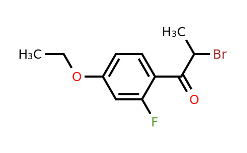 1805686-48-9 | 2-Bromo-1-(4-ethoxy-2-fluorophenyl)propan-1-one
