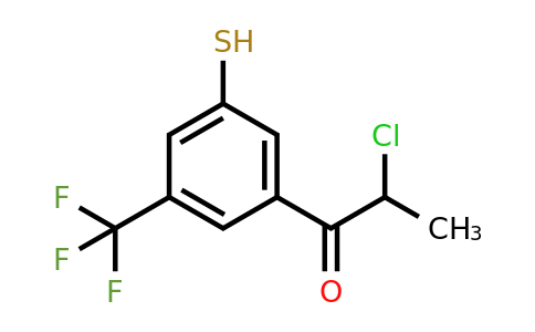 1805686-79-6 | 3-(2-Chloropropanoyl)-5-(trifluoromethyl)thiophenol