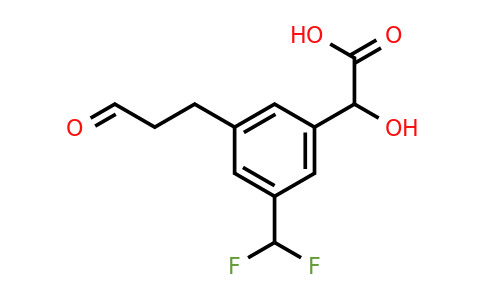 1805687-65-3 | 3-(Difluoromethyl)-5-(3-oxopropyl)mandelic acid