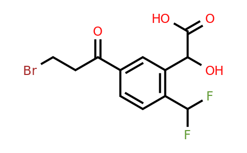 1805687-82-4 | 5-(3-Bromopropanoyl)-2-(difluoromethyl)mandelic acid
