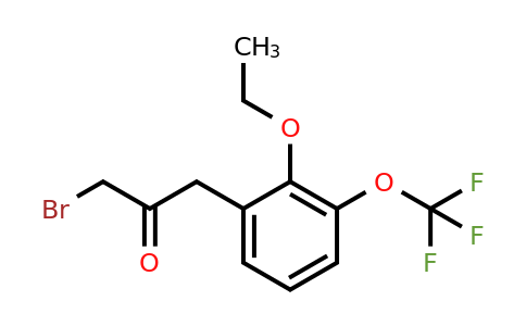1805687-84-6 | 1-Bromo-3-(2-ethoxy-3-(trifluoromethoxy)phenyl)propan-2-one