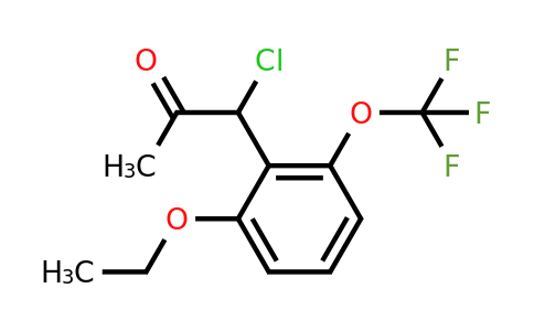 1805687-88-0 | 1-Chloro-1-(2-ethoxy-6-(trifluoromethoxy)phenyl)propan-2-one