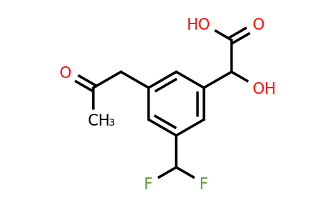 1805687-94-8 | 3-(Difluoromethyl)-5-(2-oxopropyl)mandelic acid