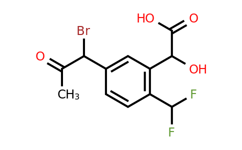 1805687-99-3 | 5-(1-Bromo-2-oxopropyl)-2-(difluoromethyl)mandelic acid