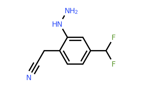 1805688-19-0 | 4-(Difluoromethyl)-2-hydrazinylphenylacetonitrile
