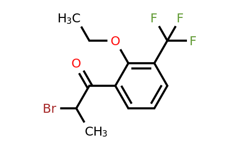 1805688-24-7 | 2-Bromo-1-(2-ethoxy-3-(trifluoromethyl)phenyl)propan-1-one