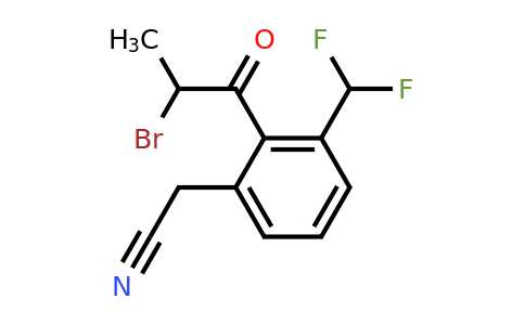 1805688-31-6 | 2-(2-Bromopropanoyl)-3-(difluoromethyl)phenylacetonitrile