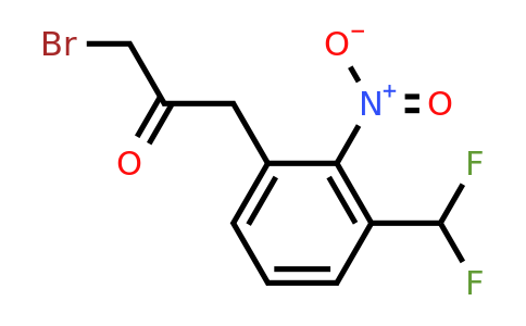 1805688-41-8 | 1-Bromo-3-(3-(difluoromethyl)-2-nitrophenyl)propan-2-one