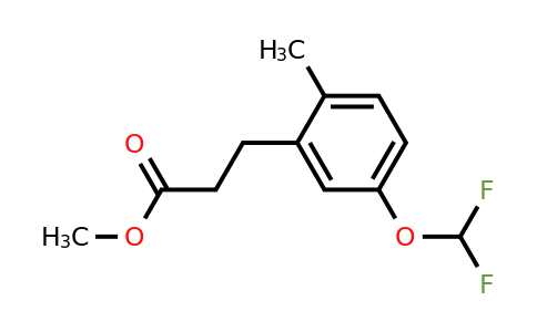 1805689-67-1 | Methyl 5-(difluoromethoxy)-2-methylphenylpropanoate