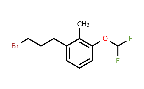 1805689-70-6 | 2-(3-Bromopropyl)-6-(difluoromethoxy)toluene