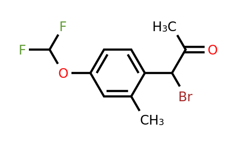 1805690-02-1 | 1-Bromo-1-(4-(difluoromethoxy)-2-methylphenyl)propan-2-one