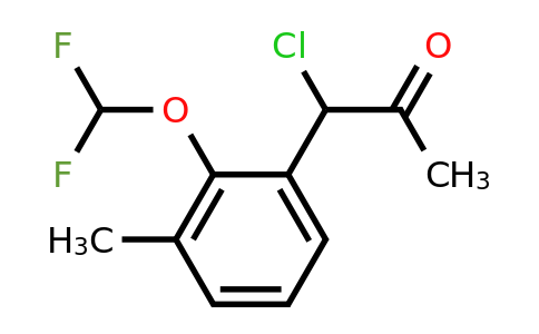 1805690-05-4 | 1-Chloro-1-(2-(difluoromethoxy)-3-methylphenyl)propan-2-one