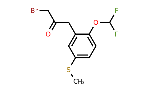 1805690-49-6 | 3-Bromo-1-(2-(difluoromethoxy)-5-(methylthio)phenyl)propan-2-one