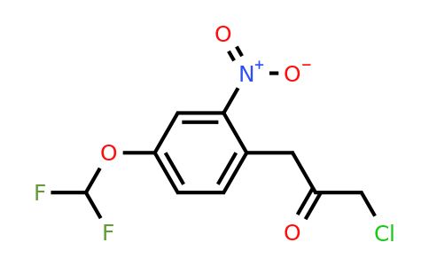 1805690-83-8 | 1-Chloro-3-(4-(difluoromethoxy)-2-nitrophenyl)propan-2-one