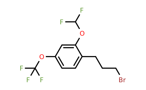 1805690-90-7 | 1-(3-Bromopropyl)-2-(difluoromethoxy)-4-(trifluoromethoxy)benzene